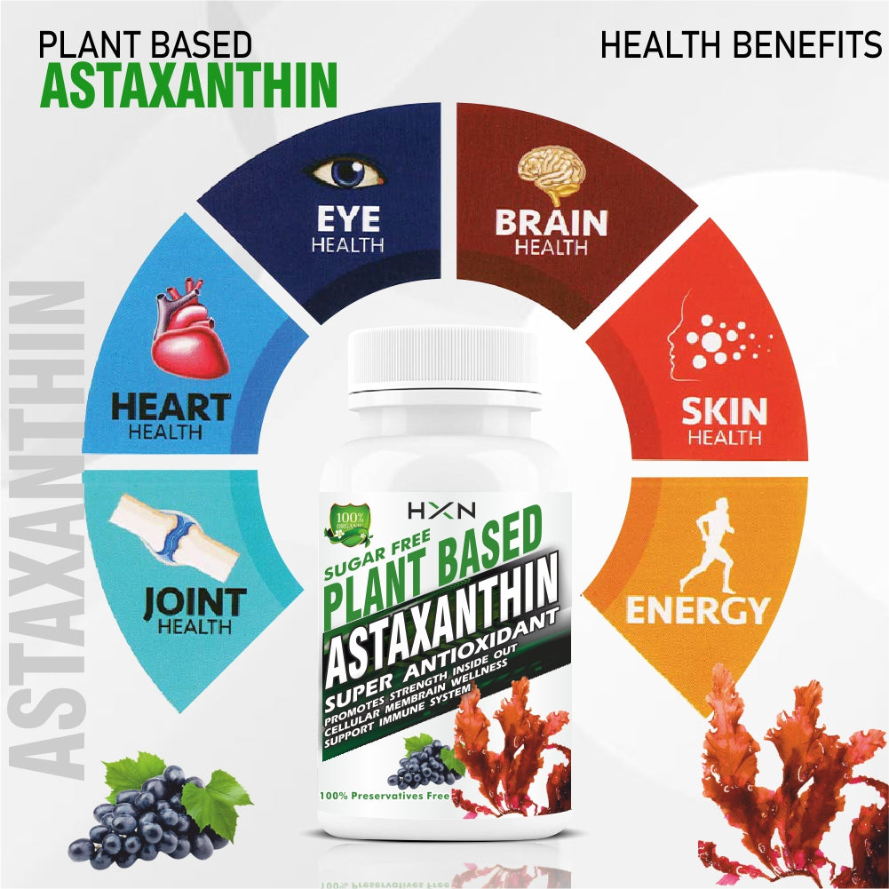 HXN Astaxanthin 6mg 60 Tablets