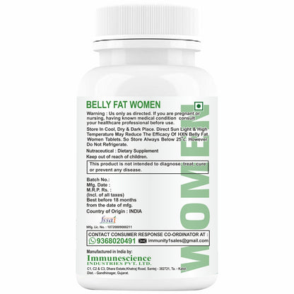 HXN Belly Fat Burners For Women 60 Tablets