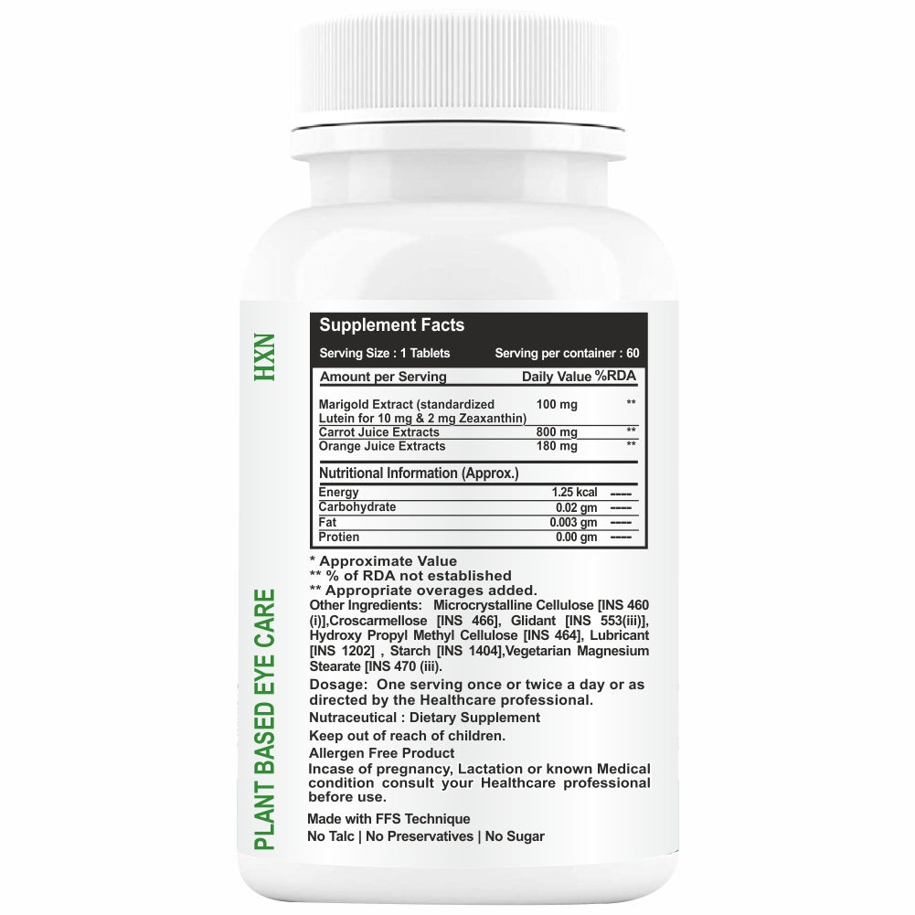 HXN Eye Care Supplement 120 Tablets