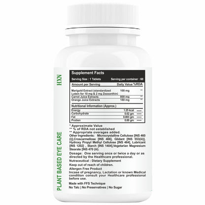 HXN Eye Care Supplement 120 Tablets
