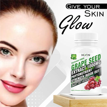 HXN Grape Seed Extract 1000mg 60 Tablets
