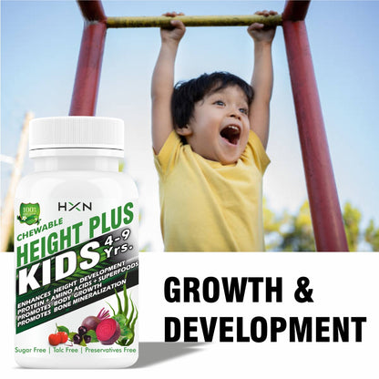 HXN Height Increase Medicine For Kids 60 Tablets