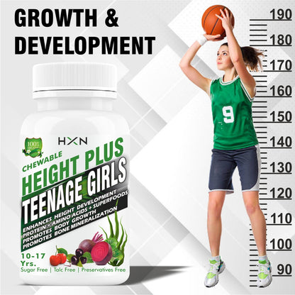 HXN Height Increase For Girls 60 Tablets