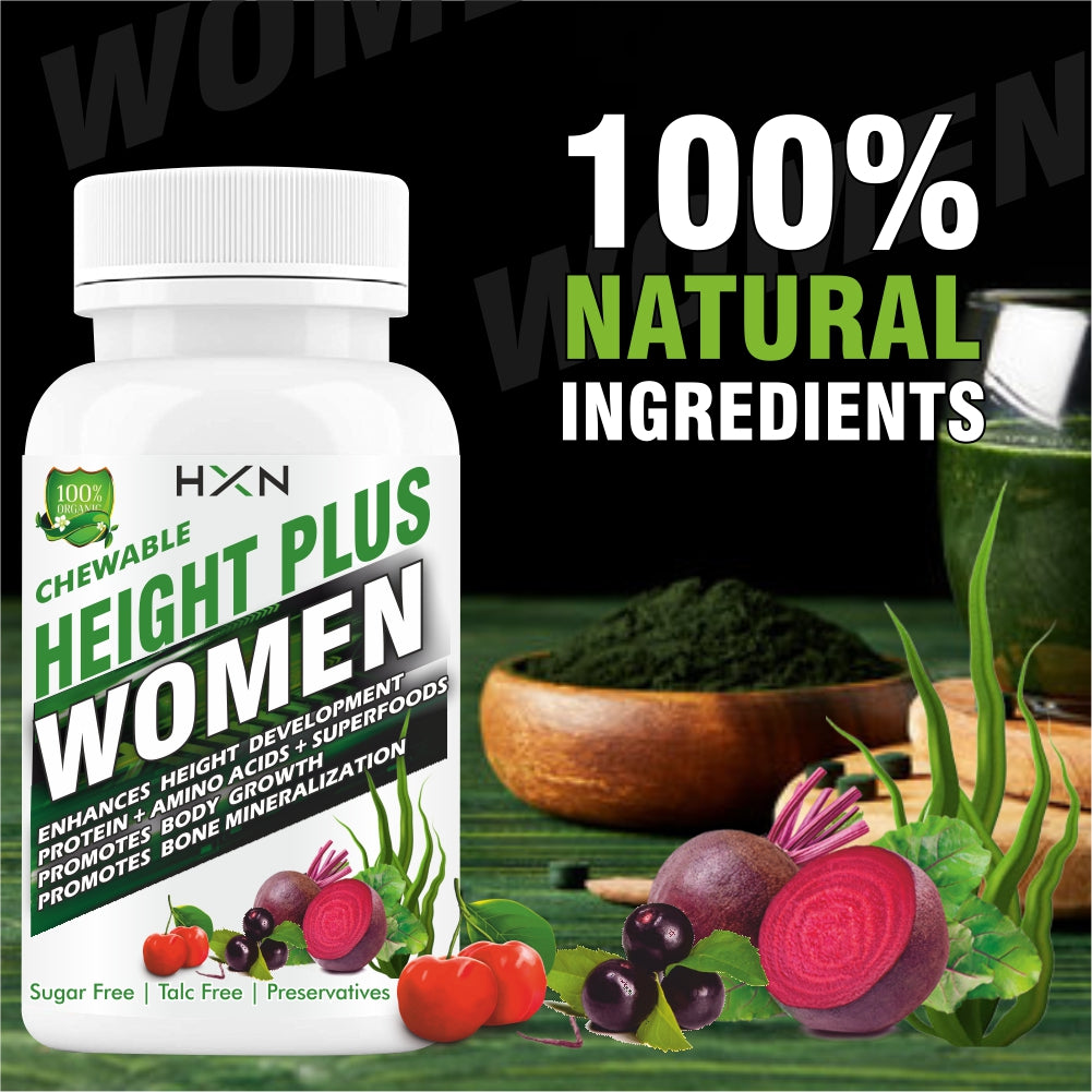 HXN Height Increase Medicine for Women 60 Tablets