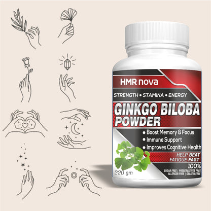 HMR NOVA Ginkgo Biloba 220gm Powder