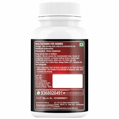 HMR NOVA Multivitamins For Women 60 Tablets