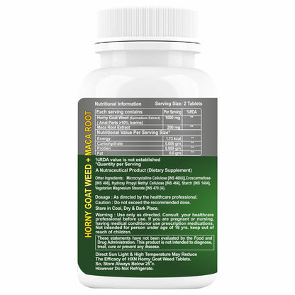 HXN Horny Goat Weed For Men & Women 120 Tablets