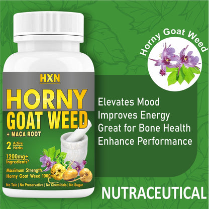 HXN Horny Goat Weed For Men & Women 120 Tablets