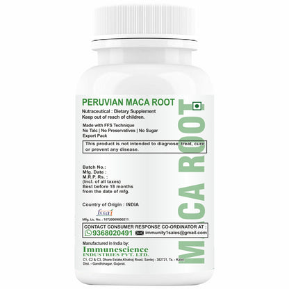 HXN Maca Root Powder 60 Tablets