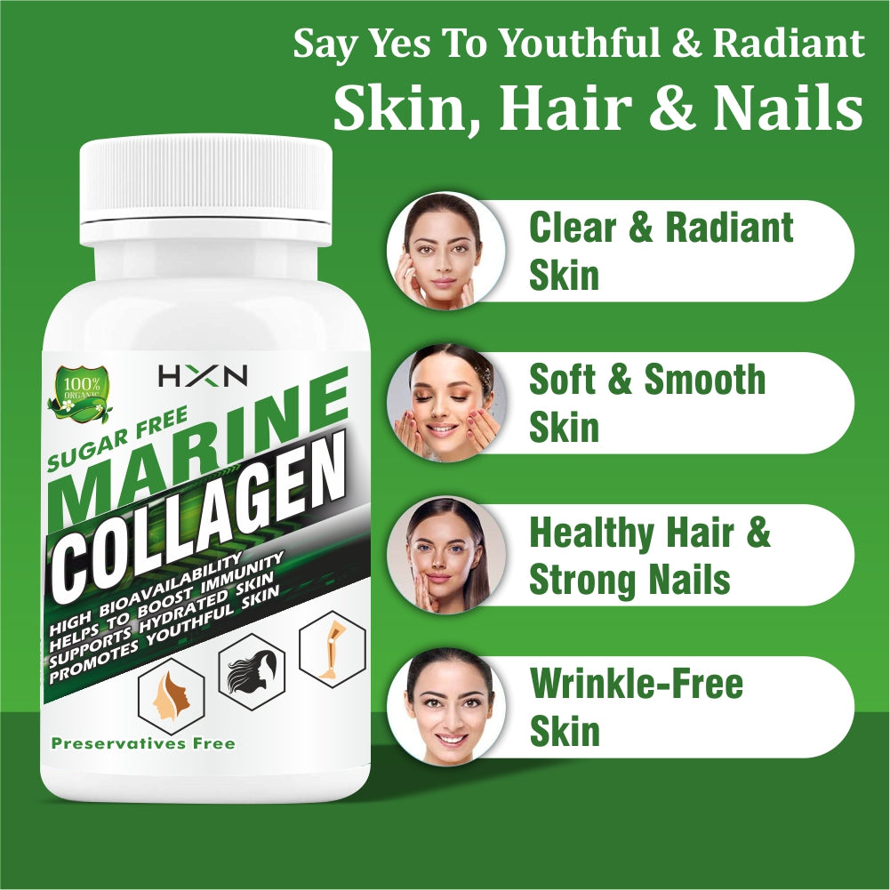 HXN Marine Collagen 60 Tablets