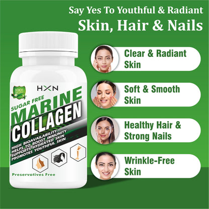HXN Marine Collagen 60 Tablets