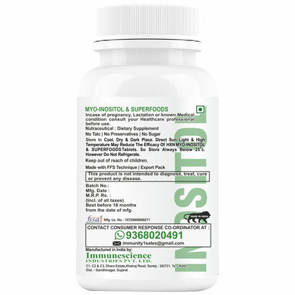 HXN PCOS Supplements For Women 120 Tablets