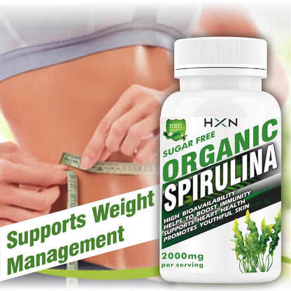 HXN Spirulina Powder Tablets - 60 Tablets
