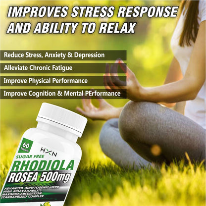 HXN Rhodiola Rosea Extract 60 Tablets