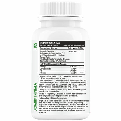 HXN Triphala Powder 120 Tablet