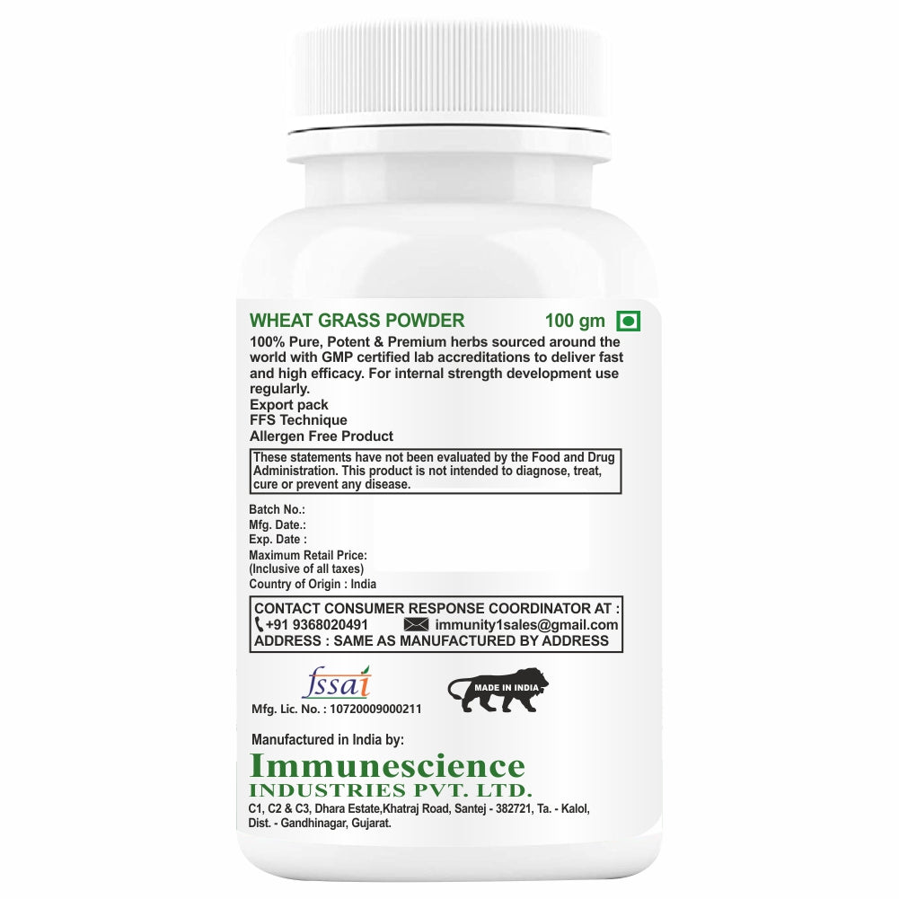 HXN Wheat grass Powder 100gm
