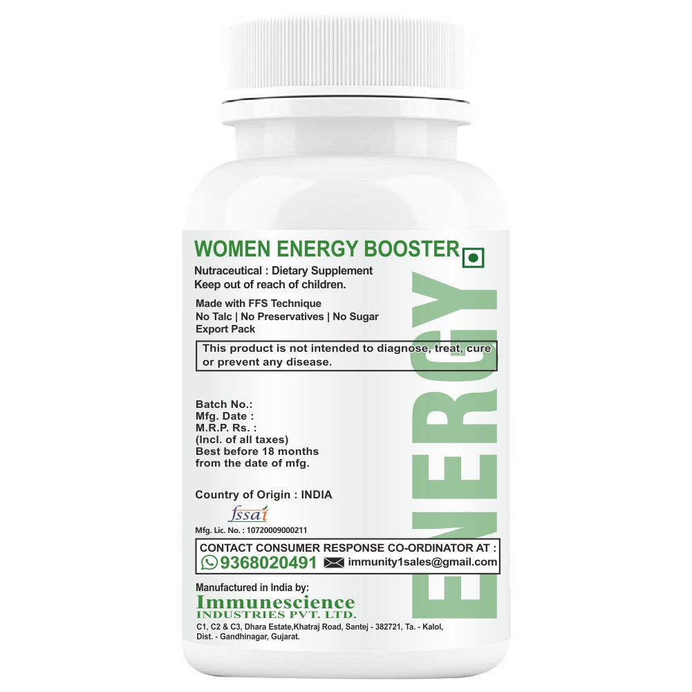 HXN Energy Booster For Women 60 Tablets