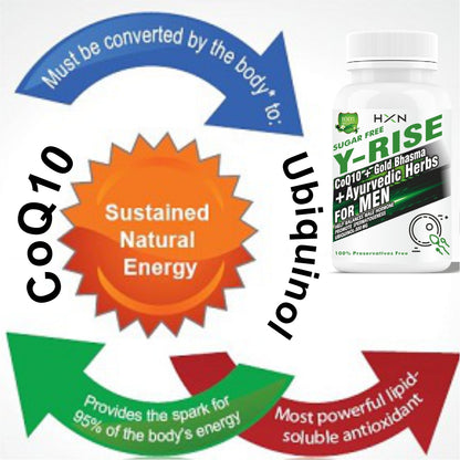 HXN Coq10 Supplement For Men 30 Tablets